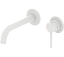 Встраиваемый смеситель для раковины Wonzon & Woghand STICK, Белый матовый WW-88869017-MW