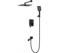 Душевая система встраиваемая Wonzon & Woghand FLEX черный матовый WW-88939072-MB