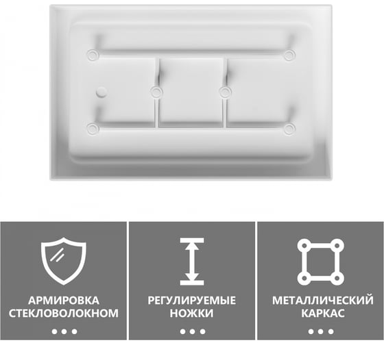 Душевой поддон ABBER 140x80 прямоугольный, акриловый, белый AD3C148