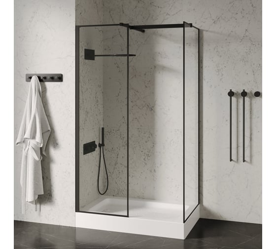 Душевой поддон ABBER 140x80 прямоугольный, акриловый, белый AD3C148