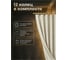 Шторка для ванной PERFECTO LINEA (12 колец в комплекте), 180x180 см, Harmony, жемчужно-белый, 36-118116 ЦЗ-0573255360 7