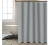 Шторка для ванной PERFECTO LINEA Harmony (12 колец в комплекте), 180x180 см, жемчужно-серый, 36-118119