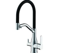 Смеситель для кухни BELZ с подключением фильтра, нержавеющая сталь, сатин B78815-1