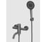 Смеситель для ванны RUSH с коротким изливом Melos графит SUS1101-44Grey 1