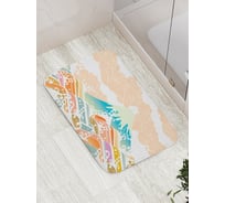 Коврик противоскользящий JoyArty "Горные волны" для ванной, сауны, бассейна, bath_26121