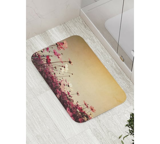 Коврик противоскользящий JoyArty "Цветы тянутся к свету" для ванной, сауны, бассейна, bath_28350 1