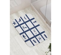 Коврик противоскользящий JoyArty "Канатная решетка" для ванной, сауны, бассейна, bath_23147