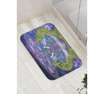 Коврик противоскользящий JoyArty "Узоры восточного слона" для ванной, сауны, бассейна, bath_25073