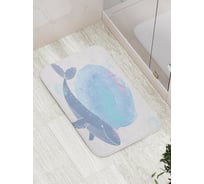 Коврик противоскользящий JoyArty "Водный шар и кит" для ванной, сауны, бассейна, bath_23186