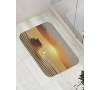 Коврик противоскользящий JoyArty "Медитация на песке" для ванной, сауны, бассейна, bath_28495