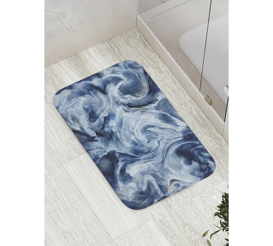 Коврик противоскользящий JoyArty "Гранитные завихрения" для ванной, сауны, бассейна, bath_33984 1