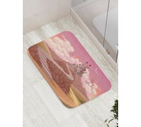 Коврик противоскользящий JoyArty "Сказочная дорога к замку принцессы" для ванной, сауны, бассейна, bath_27114