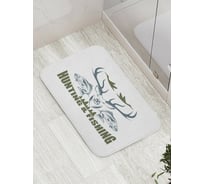 Коврик противоскользящий JoyArty "Общество рыбаков и охотников" для ванной, сауны, бассейна, bath_35801