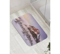 Коврик противоскользящий JoyArty "Зимняя вершина" для ванной, сауны, бассейна, bath_28370