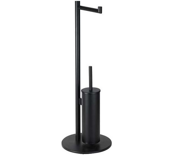 Отдельно стоящий держатель для туалетной бумаги и ершика BEMETA DARK 104836110 1