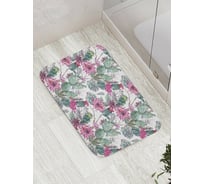 Коврик противоскользящий JoyArty "Цветущие кактусы" для ванной, сауны, бассейна, bath_36157