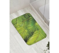 Коврик противоскользящий JoyArty "Зелень пальм" для ванной, сауны, бассейна, bath_28423