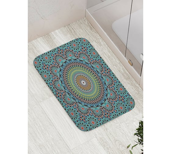 Коврик противоскользящий JoyArty "Солнечное упрямство" для ванной, сауны, бассейна, bath_23287 1