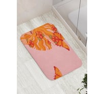 Коврик противоскользящий JoyArty "Пламенные бабочки" для ванной, сауны, бассейна, bath_28492