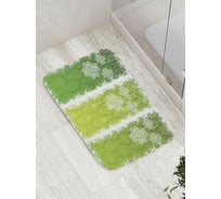 Коврик противоскользящий JoyArty "Снежинки на подвесах" для ванной, сауны, бассейна, bath_35555