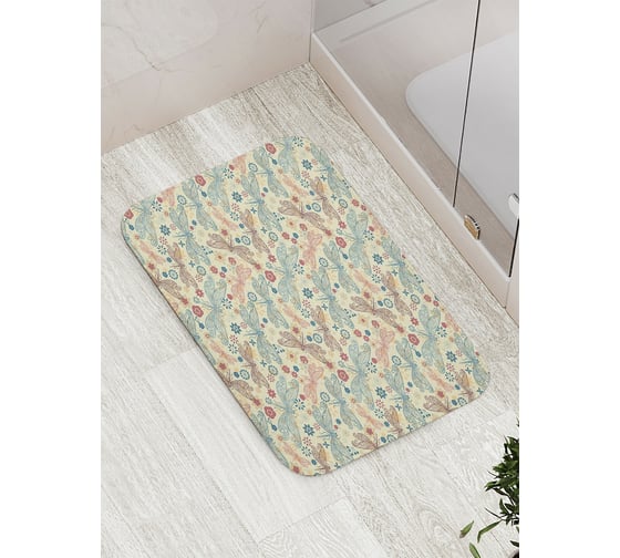 Коврик противоскользящий JoyArty "Полет бабочек" для ванной, сауны, бассейна, bath_35196 1
