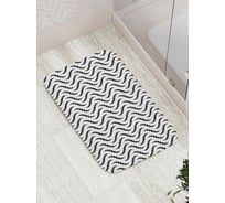 Коврик противоскользящий JoyArty "Волнистый горошек" для ванной, сауны, бассейна, bath_23291