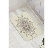Коврик противоскользящий JoyArty "Мандала арабеска" для ванной, сауны, бассейна, bath_35473