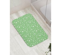 Коврик противоскользящий JoyArty "Гороховый снег" для ванной, сауны, бассейна, bath_34070