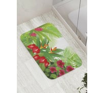 Коврик противоскользящий JoyArty "Цветение джунглей" для ванной, сауны, бассейна, bath_36024