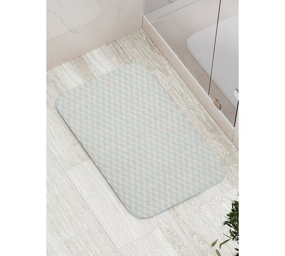 Коврик противоскользящий JoyArty "Клетчатая доска" для ванной, сауны, бассейна, bath_28289 1