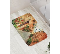 Коврик противоскользящий JoyArty "Узкая улочка" для ванной, сауны, бассейна, bath_20645