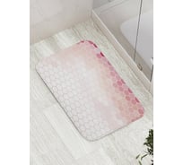 Коврик противоскользящий JoyArty "Градиентные соты" для ванной, сауны, бассейна, bath_35519