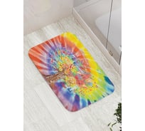 Коврик противоскользящий JoyArty "Тай-дай и дерево" для ванной, сауны, бассейна, bath_29874