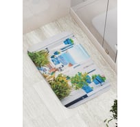 Коврик противоскользящий JoyArty "Андалузские улочки" для ванной, сауны, бассейна, bath_4863