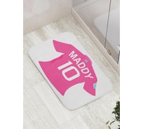 Коврик противоскользящий JoyArty "Футболка Мадди 10" для ванной, сауны, бассейна, bath_5068