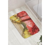 Коврик противоскользящий JoyArty "Путь через огненный лес" для ванной, сауны, бассейна, bath_1073