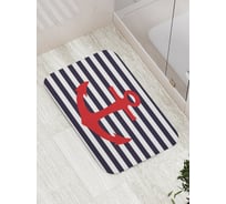 Коврик противоскользящий JoyArty "Якорь моряка" для ванной, сауны, бассейна, bath_5336