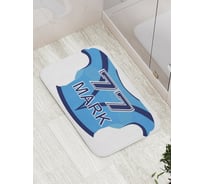 Коврик противоскользящий JoyArty "Футболка Марк 77" для ванной, сауны, бассейна, bath_5070