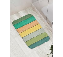 Коврик противоскользящий JoyArty "Цветная преграда" для ванной, сауны, бассейна, bath_29379