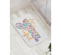 Коврик противоскользящий JoyArty "Красивый комплимент" для ванной, сауны, бассейна, bath_4682