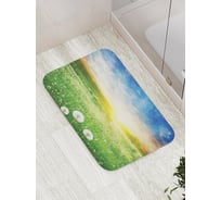 Коврик противоскользящий JoyArty "Одуванчики на лугу" для ванной, сауны, бассейна, bath_29322