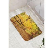Коврик противоскользящий JoyArty "Осенняя дорожка" для ванной, сауны, бассейна, bath_29167