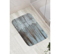Коврик противоскользящий JoyArty "Кружево на деревянных досках" для ванной, сауны, бассейна, bath_5411