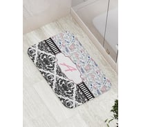 Коврик противоскользящий JoyArty "Шеврон с монограммой А" для ванной, сауны, бассейна, bath_5269