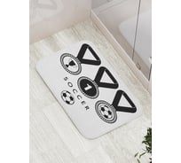 Коврик противоскользящий JoyArty "Первое место в футболе" для ванной, сауны, бассейна, bath_5139