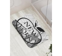 Коврик противоскользящий JoyArty "Яблоко Нью-йорка" для ванной, сауны, бассейна, bath_5293