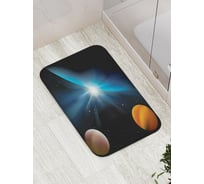 Коврик противоскользящий JoyArty "Пространственный полет" для ванной, сауны, бассейна, bath_5339