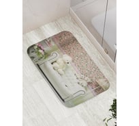 Коврик противоскользящий JoyArty "Мягкая компания" для ванной, сауны, бассейна, bath_1204