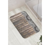Коврик противоскользящий JoyArty "Кружево и дерево" для ванной, сауны, бассейна, bath_5263
