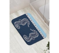 Коврик противоскользящий JoyArty "Морские коньки" для ванной, сауны, бассейна, bath_5234